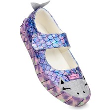 Kiko Kids  Zubin Deniz Kızı Cırtlı Kız Çocuk Babet Ayakkabı