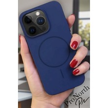 ProNorth IPhone 15 PRO Uyumlu Kılıf Magsafe Destekli Premium Sıvı Silikon Kapak