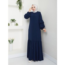 Moda Esre Esre Giyim Tesettür Medine Ipeği Büzgülü