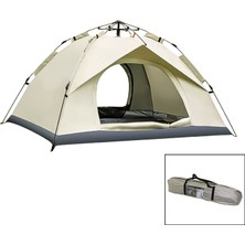 Ayder Timya KREM - ÇİFT ASTARLI OTOMATİK KAMP ÇADIR 200X200X135CM AC-6635 (Timya/Go1395)  200931