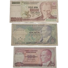 Yediotuz Digital Pazarlama 6. ve 7. Emisyon 3 Adet Türk Lirası . Cumhuriyet Dönemi Koleksiyon Kağıt Para. Numismatik