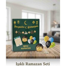 Ledli Ramazan Süsleme Seti Kutulu Balonlu