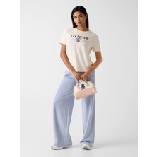 Guess Steffi Bisiklet Yaka Kısa Kollu Kadın Beyaz T-Shirt V6RI13KD772-G1O6