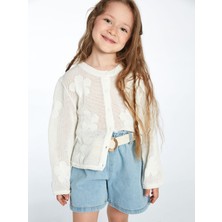 Lc Waikiki Yeni Sezon Bisiklet Yaka Kız Bebek Triko Hırka