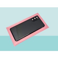 Tkgz Samsung Galaxy S20 Arka Pil Batarya Kapağı Kapak ( Full Kamera Lensli ) Siyah