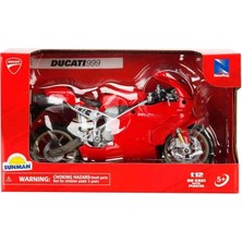 Sunman 43833A Ducatı 999 Dıe Cast Model Motorsiklet 1:12