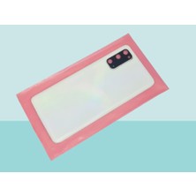 Tkgz Samsung Galaxy S20 Arka Pil Batarya Kapağı Kapak ( Full Kamera Lensli ) Beyaz