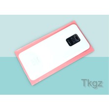 Tkgz Xiaomi Redmi Note 9 Pro Arka Pil Batarya Kapağı Kapak ( Full Kamera Lensli ) Beyaz