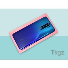 Tkgz Xiaomi REDMİ NOTE 8 PRO Arka Pil Batarya Kapağı Kapak ( Full Kamera Lensli ) MAVİ