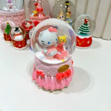 Taşmeran Hello Kitty Işıklı Müzikli Orta Boy Kar Küresi TKY0439