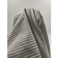 Ünsal Tekstil Çizgili Keten Kumaş