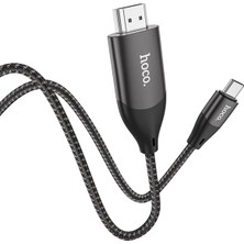 Hoco UA16 Type-C To HDMI 4K 30Hz Ses ve Görüntü Aktarma KABLOSU-(5775)