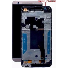 Day Htc One E9S LCD Ekran Dokunmatik Çıtalı Beyaz