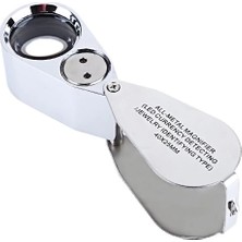 Kontrol, Için Özel Kutulu Metal Işıklı Lup 40X25