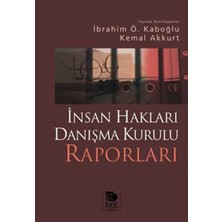 İmge Kitabevi Yayınları Insan Hakları Danışma Kurulu Raporları