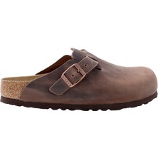 Birkenstock Boston 159711 Unisex Terlik Kahverengi