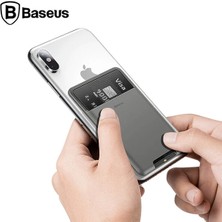 Back Stick Universal Telefon Arkası Kart Yuvası CÜZDAN-(5775)