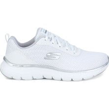 Skechers Flex Appeal 5.0 150206-WSL Kadın Spor Ayakkabı Beyaz Nefes Alabilir Taban ile Koşu ve Yürüyüş İçin İdeal