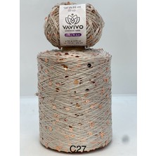 Galaxy 3+6 mm Iri Pulu Payetli El Örgü Ipi ve Çanta Ipliği