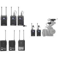 Kablosuz Yaka Mikrofonu Çift Set, Yüksek Kalite Ses, Kolay Kullanım