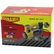 Ayder Timya OTO - ARAÇ HAVA KOMPRESÖRÜ KAMYON - OTOBÜS - DC/12V-13.5V - 15Amp - 150PSI - BAR GÖSTERGE - LED AYDINLATMA CY-1  (Timya/Go1395)  201926