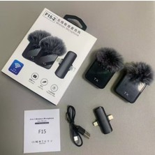 Kablosuz Yaka Mikrofonu, Vlog ve Video Kayıt Için, Android ve Ios Uyumlu