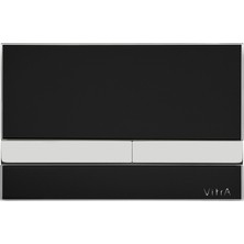 VitrA Select 740-1101 Kumanda Paneli, Siyah-Krom Buton
