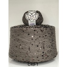 Galaxy 3+6 mm Iri Pulu Payetli El Örgü Ipi ve Çanta Ipliği