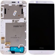 Day Htc Desire 510 LCD Ekran Dokunmatik Çıtalı Çerçeveli Beyaz Kasa