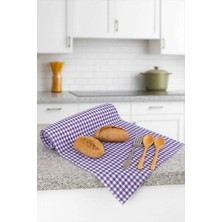 Mira Home Zefir Desen Sofra Bezi Masa Örtüsü 170 x 170 cm Lila