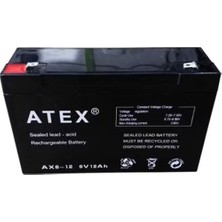 Go İthalat Ince Akü 6V 12AH Amper (784)