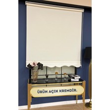 Volper Mekanik Vp1401 İthal Mat Kalın Kumaşlı Stor Perde Etek Dilimli (Açık Krem )