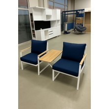 1+1 Sehpalı Ister Ikili Ister Tekli Kullanılabilen Bahçe Takımı