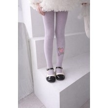 Gigi Giyim Love Detaylı Termal Kız Çocuk Külotlu Çorap