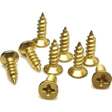 Epilons Klips, Menteşe, Ayak, Ağaç, Sunta Vidası 2,2x6,5mm - Sarı 1000 Adet