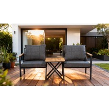 1+1 Sehpalı Ister Ikili Ister Tekli Kullanılabilen Bahçe Takımı