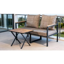 1+1 Sehpalı Ister Ikili Ister Tekli Kullanılabilen Bahçe Takımı