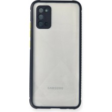 Newface Samsung Galaxy A02S Kılıf Miami Şeffaf Silikon - Lacivert