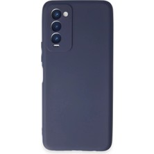Newface Tecno Camon 18 Kılıf First Silikon - Lacivert