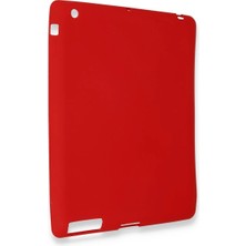 Newface Ipad 4 9.7 Kılıf Evo Tablet Silikon - Kırmızı