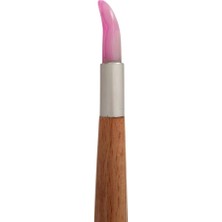 Sanathobi Akik Mühre Karga Burun-Zer Mühre Pembe Renk-Gürgen Ağacı Ergonomik Sap-Tezhip-Minyatür Sanatı-23