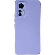 Newface Xiaomi Mi 12 Lite Kılıf Nano Içi Kadife Silikon - Lila