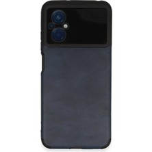 Newface Xiaomi Poco M5 Kılıf Loop Deri Silikon - Lacivert