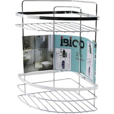 Ayder Timya LAMALI   2 KATLI - ÜÇGEN   KROM   METAL  BANYO KÖŞELİK - DUŞKABİN RAF (Timya/Go1395)  202705