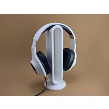 Talha3D Gamer Kulaklık Standı - Dekoratif Kulaklık Tutucu Beyaz 23CM