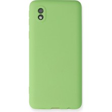 Newface Samsung Galaxy A01 Core Kılıf First Silikon - Yeşil