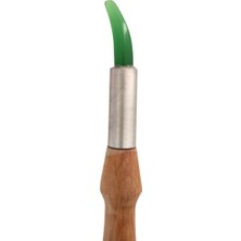 Sanathobi Kedi Gözü Akik Mühre Karga Burun, Zer Mühre, Gürgen Ağacı Sap-Tezhip-Minyatür-Hat-No:07