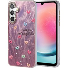 Newface Samsung Galaxy A24 4g Kılıf Blade Aynalı Desenli Kapak - Desen 8