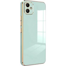 Newface Samsung Galaxy A05 Kılıf Volet Silikon - Açık Yeşil
