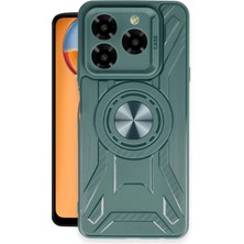 Newface General Mobile Era 50 Kılıf Lincoln Silikon - Koyu Yeşil